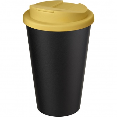 Logo trade promotional products image of: Americano® Eco 350 ml recycled tumbler with spill-proof lid